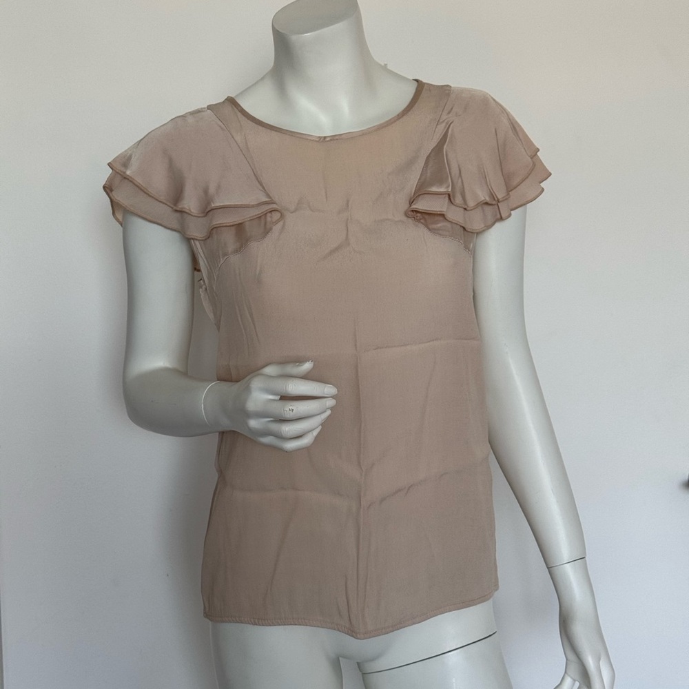 Cream/tan top “Be…Tween” Italy size S